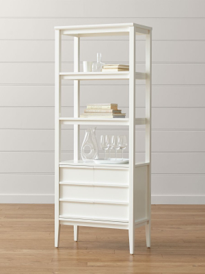 Spotlight White Bookcase