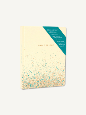 Shine Bright Productivity Journal  Cream