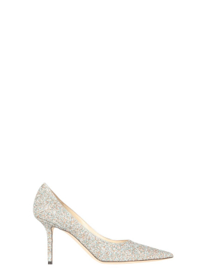 Jimmy Choo Glittered Love Pumps