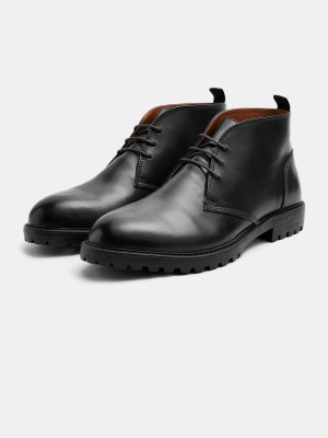 Black Smart Chukka Ayden Boots