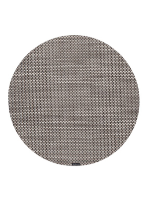 Chilewich Basketweave Round Placemat, Oyster