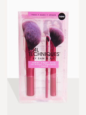 Real Techniques Rebel Edge Trio Brush Set