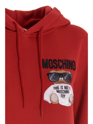 Moschino Teddy Print Hoodie