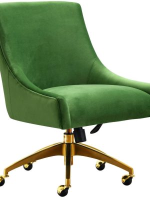 Beatrix Swivel Office Chair, Green