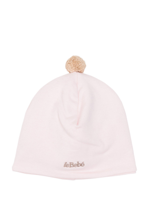 Le Bebé Enfant Logo Embroidered Beanie