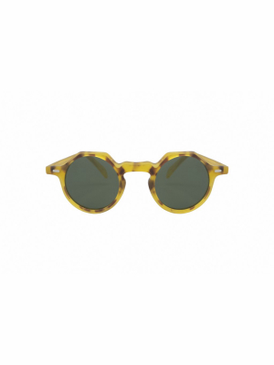 Lesca Yoga Round Frame Sunglasses