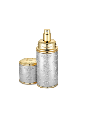 Silver With Gold Trim Deluxe Atomizer