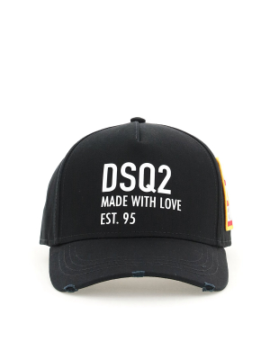 Dsquared2 Made With Love Printed Baseball Cap