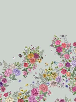 Skye's Garden Wallpaper In Eau De Nil From The Daydreams Collection By Matthew Williamson For Osborne & Little