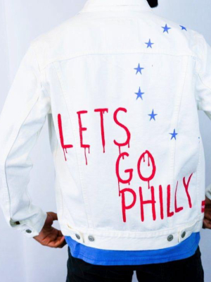 'go 76ers' Denim Jacket - Men