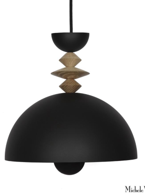 Mala Pendant Light No. 2 In Black