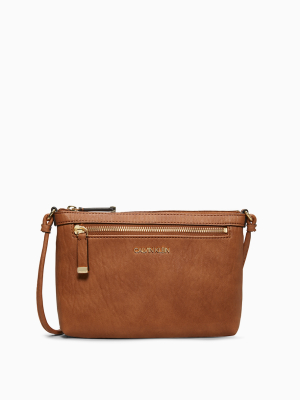 Elaine Triple Compartment Zip Crossbody Bag