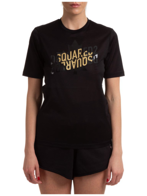 Dsquared2 Logo Print Crewneck T-shirt