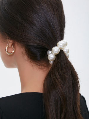 Faux Pearl Hair Tie