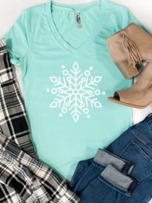 Snowflake Graphic Tshirt