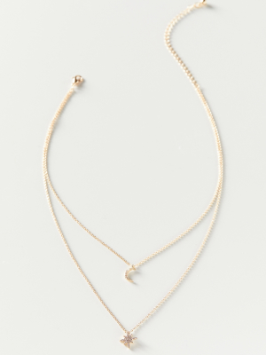 Celestial Delicate Layer Necklace