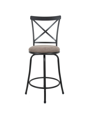 Karson Adjustable Height X Barstool - Cheyenne