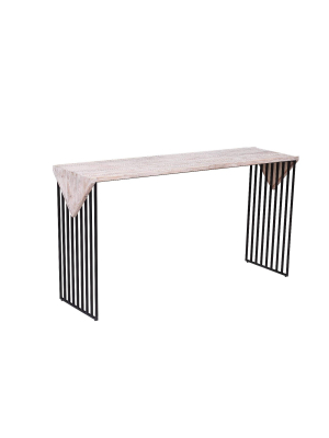 Burnham Home Sandra Console Table Natural/gray - Boraam