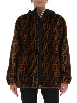 Fendi X K-way Reversible Multi-functional Windbreaker