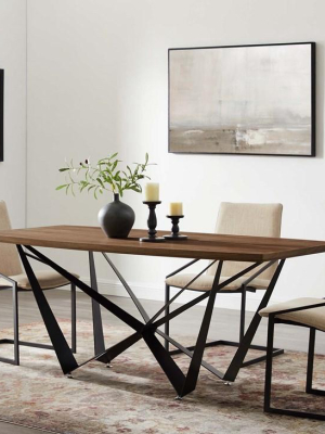 Parallel Walnut Dining Table