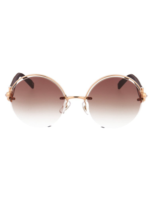 Chopard Eyewear Round Frame Sunglasses