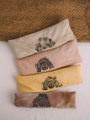 Raw Silk Lavender Eye Pillow || Invisible Practices