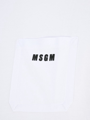 Msgm Micro Logo Long-sleeve T-shirt