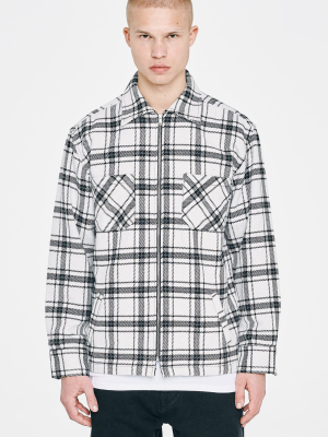 Bale Heavy Flannel Zip Shirt Thunder River