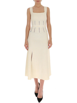 Alexander Mcqueen Knitted Midi Dress