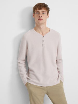 Henley Shirt In Sleek Cotton