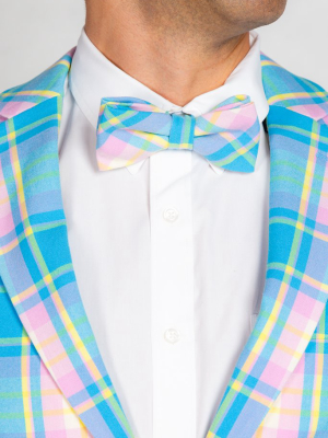 The Burnished Broker | Plaid Pastel Bow Tie