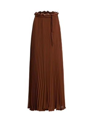 Cinque Terre Long Skirt Brown