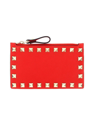 Valentino Garavani Rockstud Zipped Cardholder