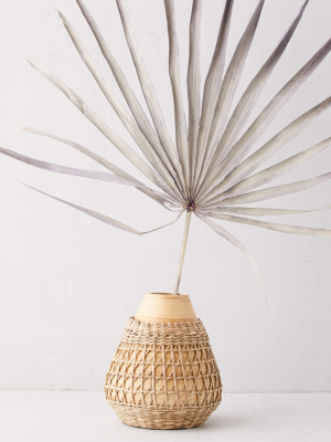 Bamboo And Seagrass Vase