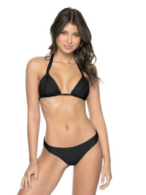 Pq Swim Midnight Isla Triangle Bikini Top