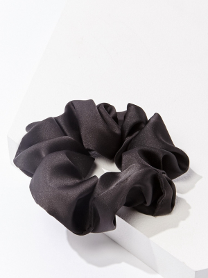 Silken Woven Hair Scrunchie