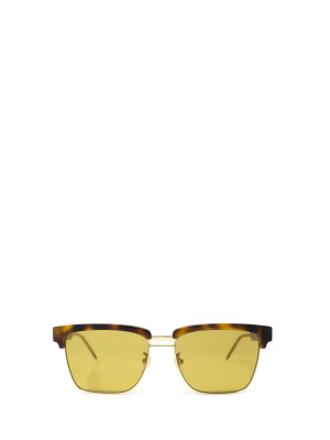 Gucci Eyewear Half-rim Squared Sunglasses