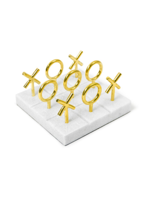 Brass Tic Tac Toe Set