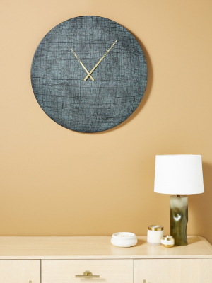 Textured Wall Clock