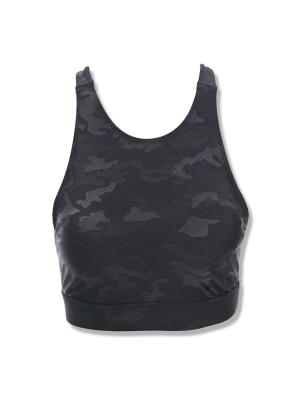 Camo Crisscross Sports Bra