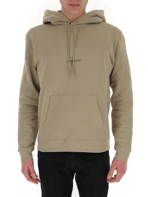 Saint Laurent Logo Printed Hoodie