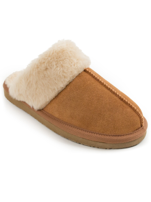 Minnetonka Women's Suede Chesney Slipper 40881