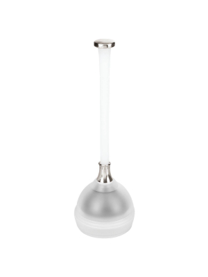 Bathroom Toilet Plunger With Cover White - Threshold™