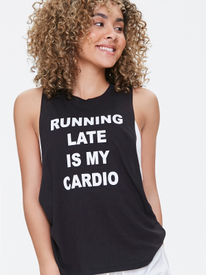 Active Cardio Graphic Muscle Tee