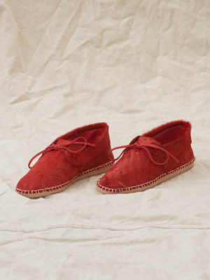Exclusive The Canyon Moccasin. -- Red