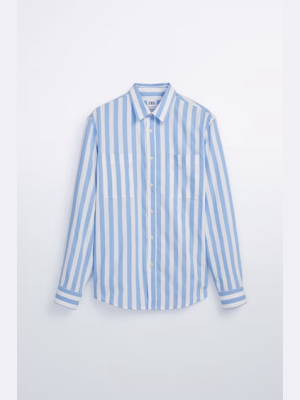 Textured Weave Striped Shirt