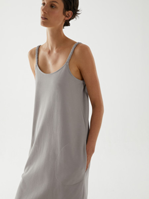 Organic Cotton Rounded Hem Slip Dress