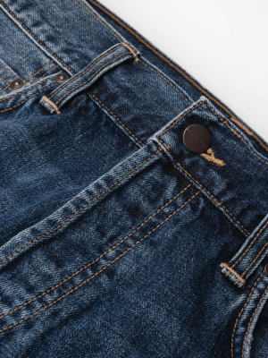 Klondike Pant -edgewood Denim (ss21) | Blue (mid Worn Wash)