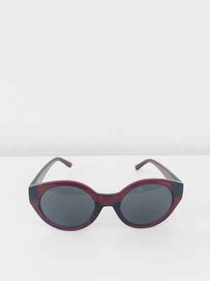 Monteray Sunglasses In Deep Berry