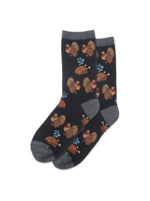 Women's Turkey Day Crew Socks